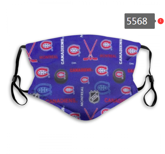 2020 NHL Montreal Canadiens #1 Dust mask with filter-0
